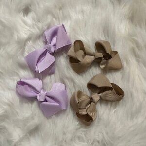 Bundle (4) of 3" Boutique Bows   3B8031  Handmade NWT Boutique